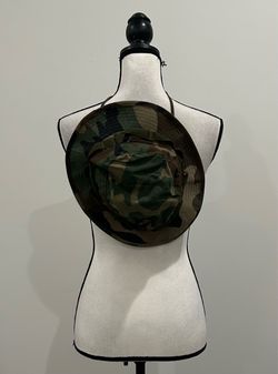 Vintage Military Issued Woodland Camo II Boonie Hat