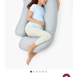 Momcozy Pregnancy Pillow - Cooling Removable Cover