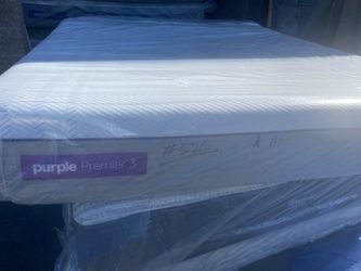 King size purple mattress