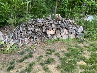 Fire wood for free pickup only.