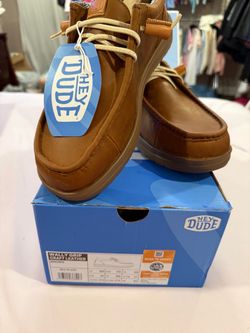 Hey Dude Wally Grip Craft Leather. Men’s 9