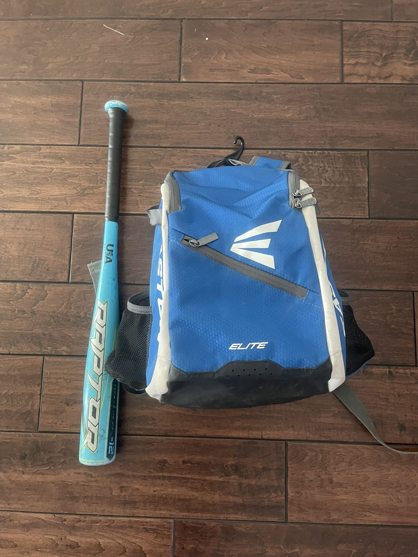 Kids Baseball Gear Bag And Bat T-ball Softball Boys Girls