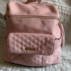 Luli Bebé Pink Diaper Bag