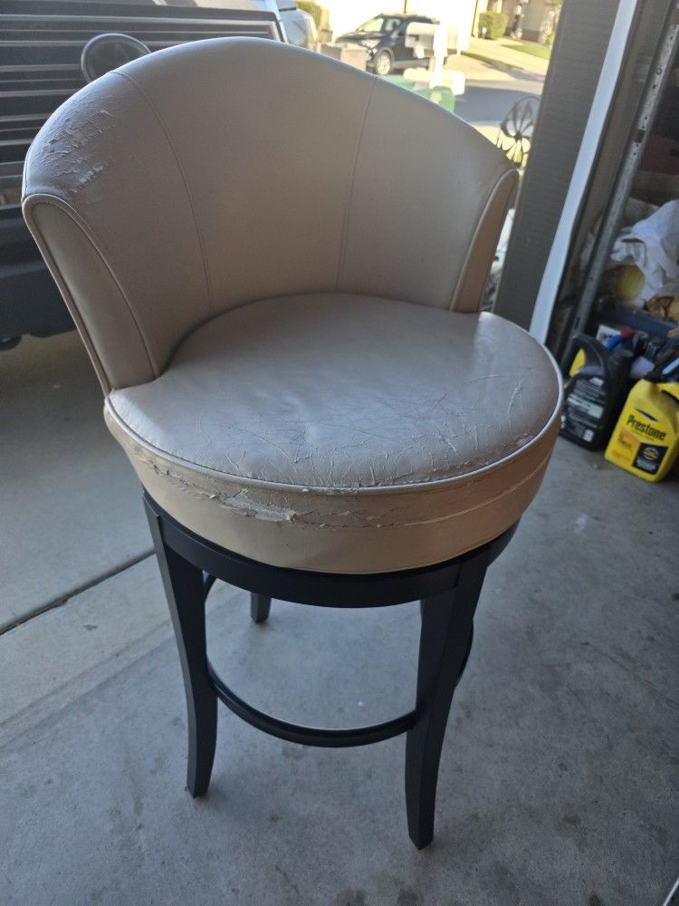 FREE- Bar Height Swivel Chair - Needs Upholstered