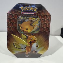 Pokemon Raichu GX Hidden Fates Tin