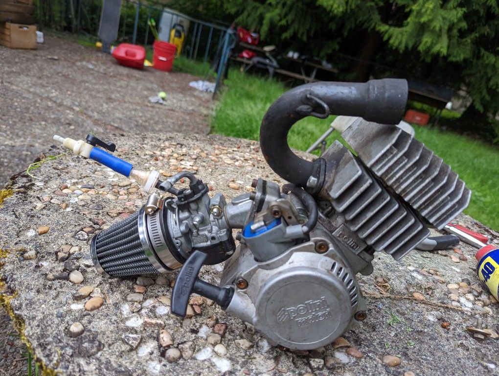 Polini GSR 6.2hp Pocket bike Motor + Other parts Complete Bike
