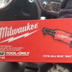 Brand New Milwaukee 3/8 Ratchet M12