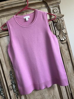 Charter Club Women’s Sleeveless Sweater Size Small from Macy’s 