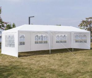 Heavy Duty 10' x 30' Outdoor Canopy Tent Black or White if Available