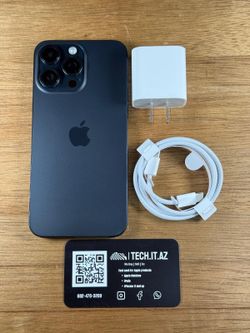 📱 iPhone 15 Pro Max | 256GB | Blue Titanium | Unlocked (Any Carrier)