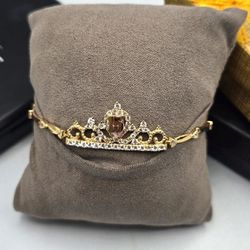 Solid 14kt Gold 15 Bracelet Pulsera De Oro 14kt 15 Quinceañera 