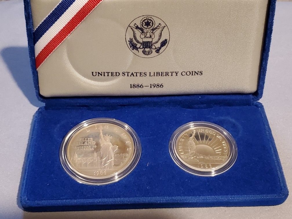 1986 United States Liberty Coin Set!