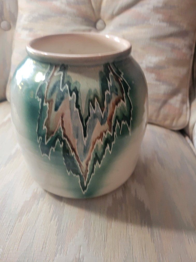 Pottery Vessel Vase Glazed Pot