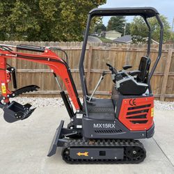 New AGT mini Excavator MX15RX W/ Pilot Control Upgraded Hydraulic Thumb And More!