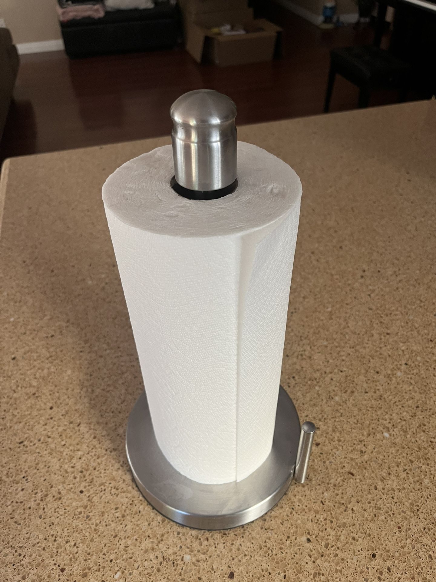Kitchen Paper Towel Holder Disperser - Brushed Satin