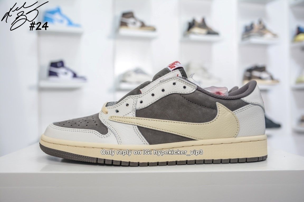 Jordan 1 Retro Low OG SP Travis Scott Reverse Mocha 88 Size 4 to 13