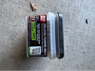 Container of framing nails