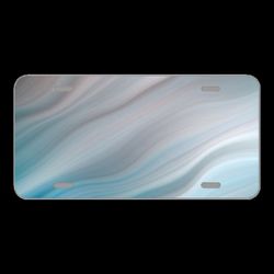 License Plate Novelty Car Front Wave Form Texture Background Pattern