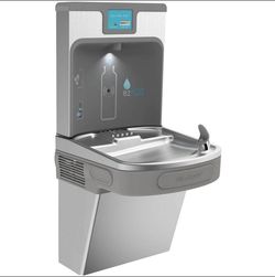 NEW Sealed Elkay LZS8WSSP Enhanced EZH2O Bottle Filling Station & Single ADA Cooler, Filtered 8 GPH