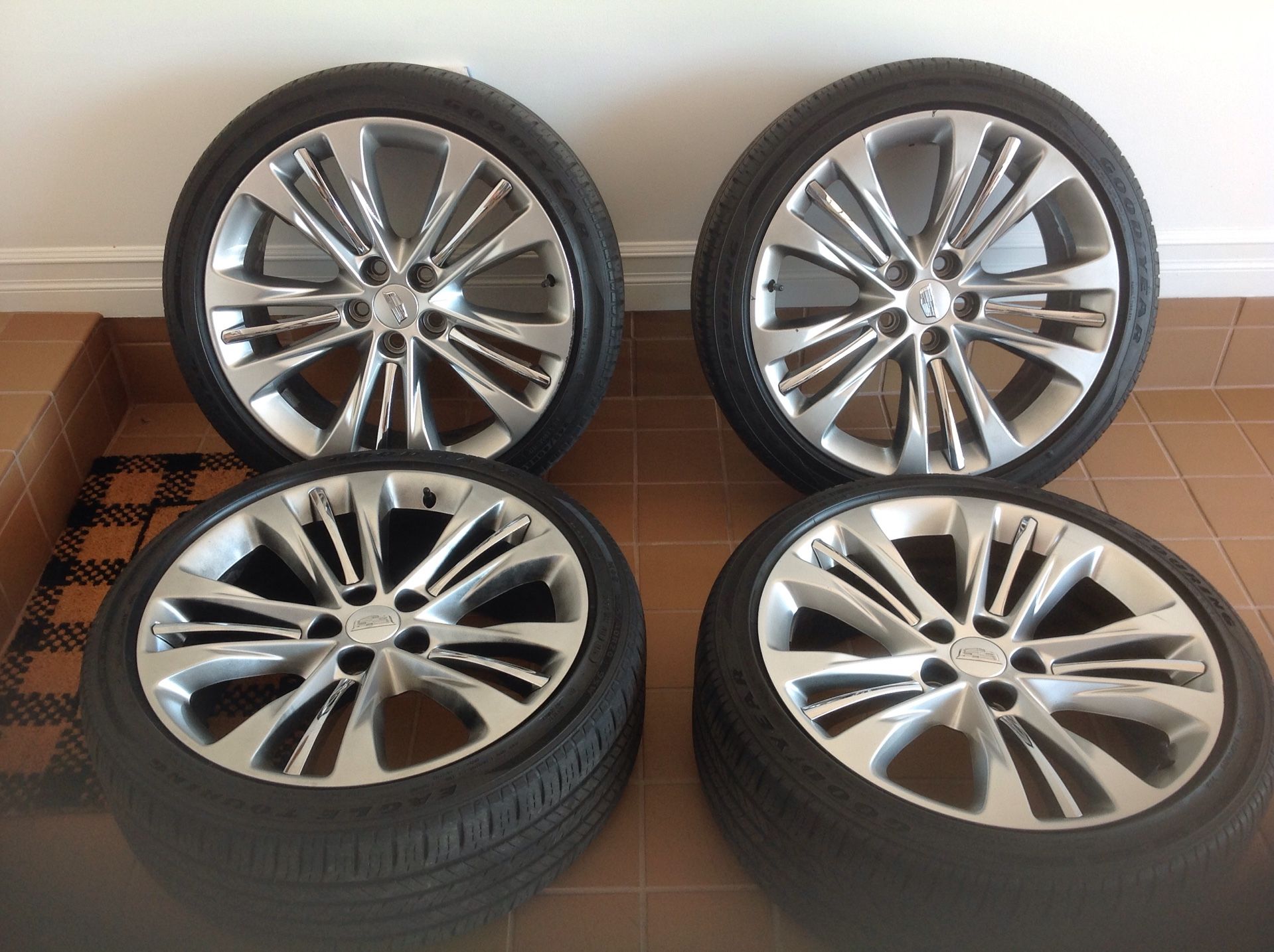 Tires and wheels for a Cadillac 20 inch