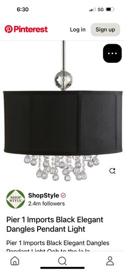 Black Pendant Chandelier 