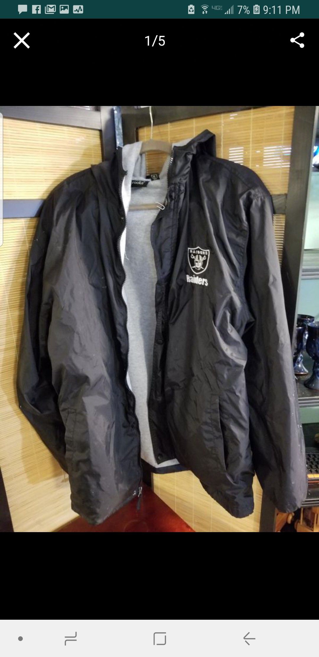 Womans Raiders Parka (m)