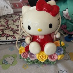 Hello Kitty Garden Swing Ceramic