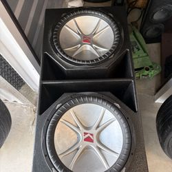 Two 15” Kicker CVR In Super Bass Pro Box.