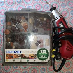 Dremel With Accessories 