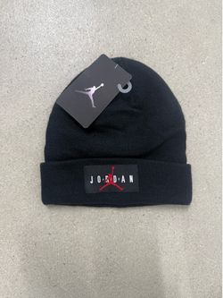 Jordan black beanie