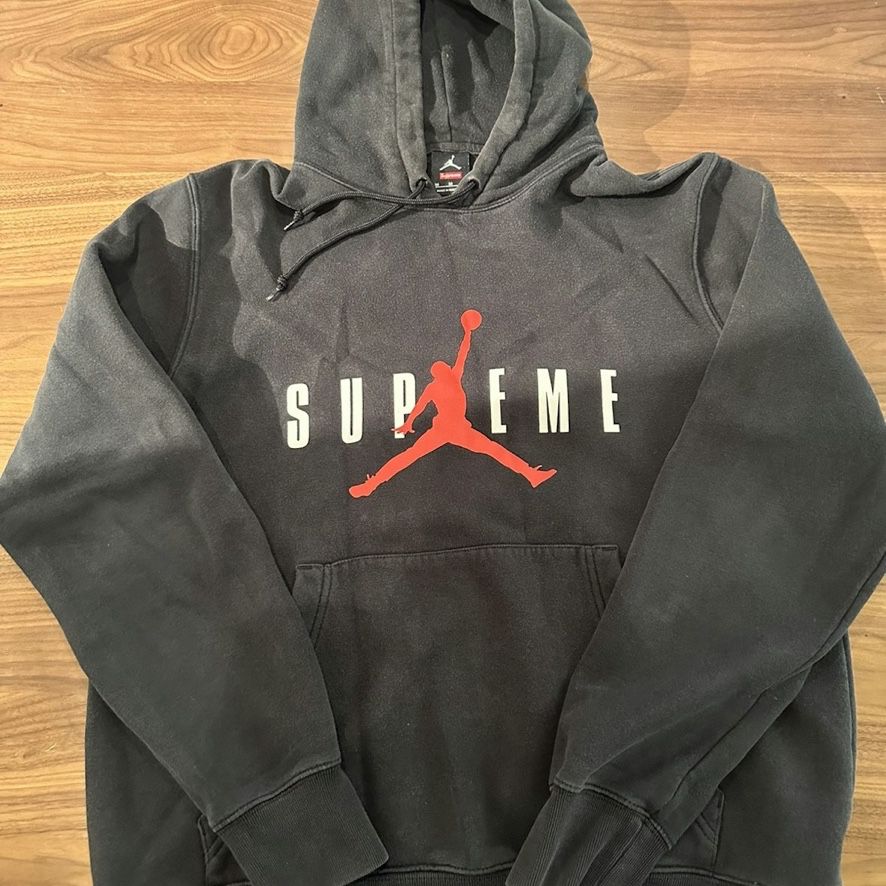 Supreme x Jordan 2015 fw Black Hoodie