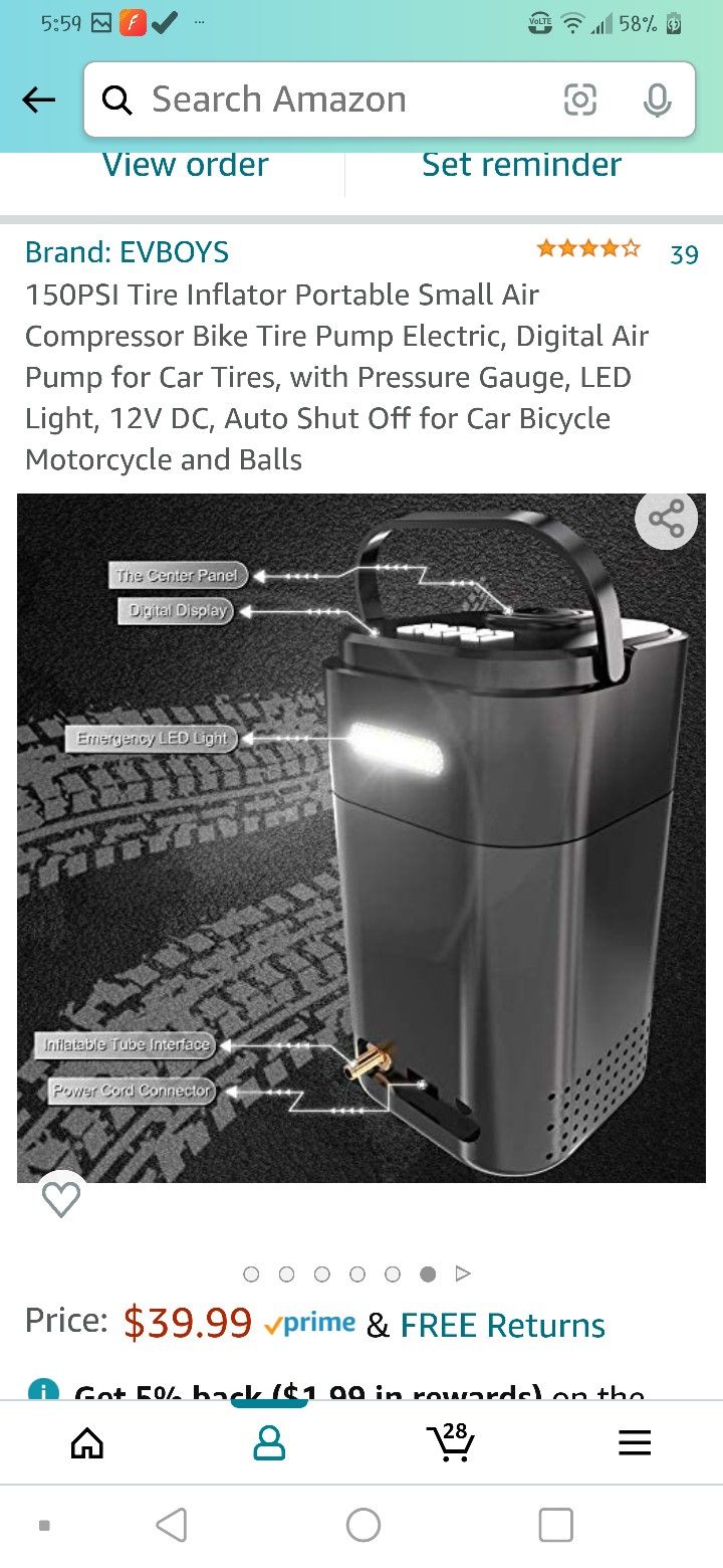 Tire- Air Compressor