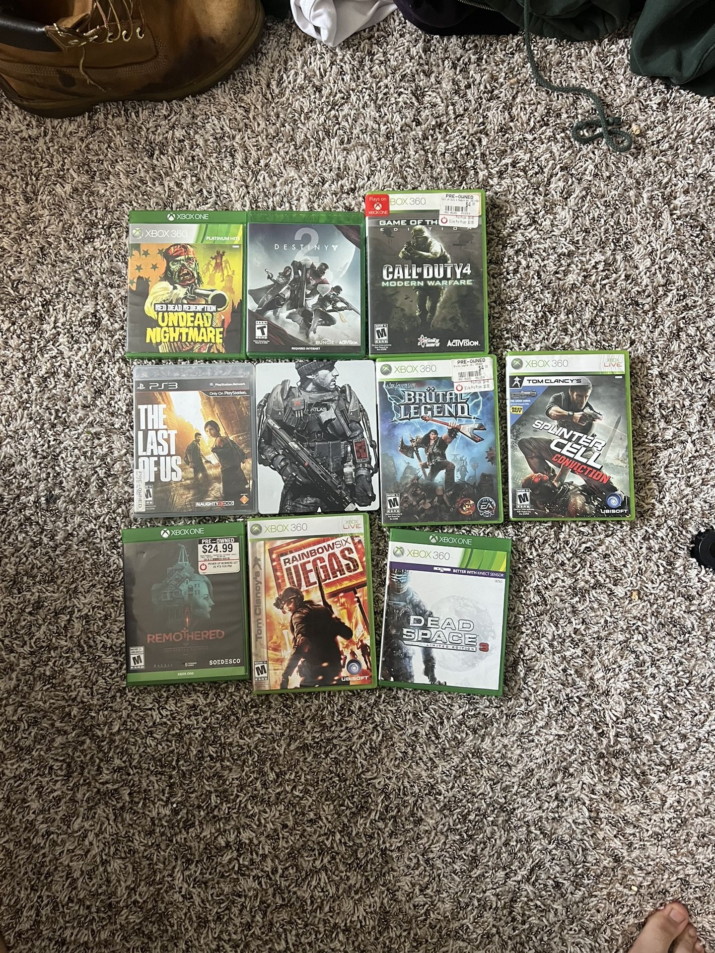 Xbox 360 And PS3 Games 