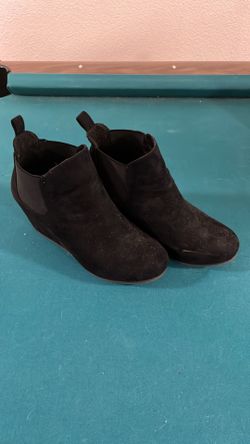 Suede ankle boots