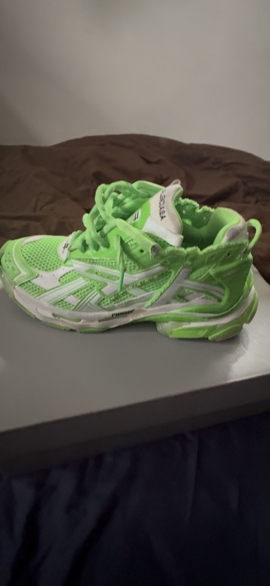 Green Balenciaga Runners Size 11