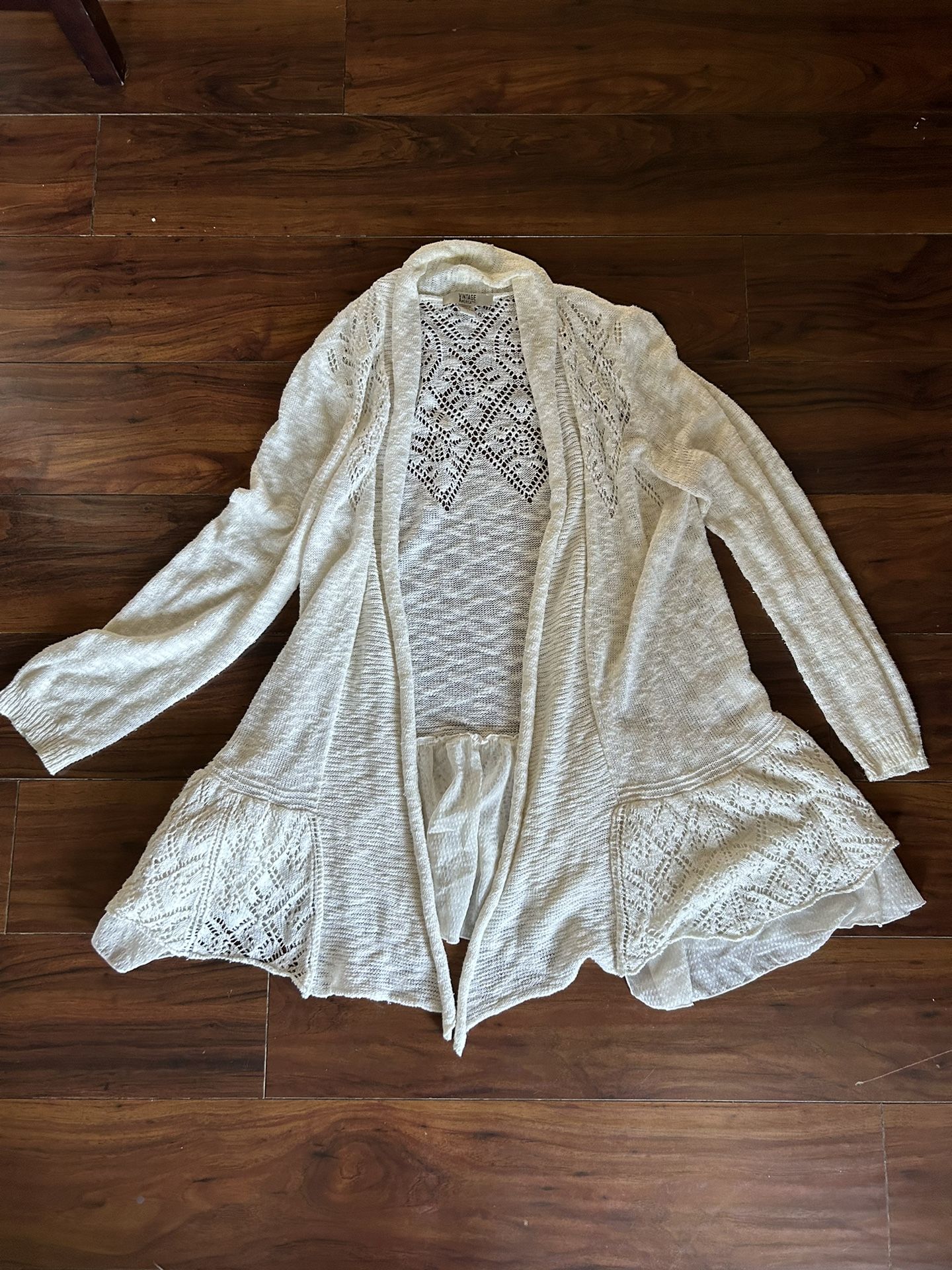 Vintage America Blues Women’s Cardigan, size Large