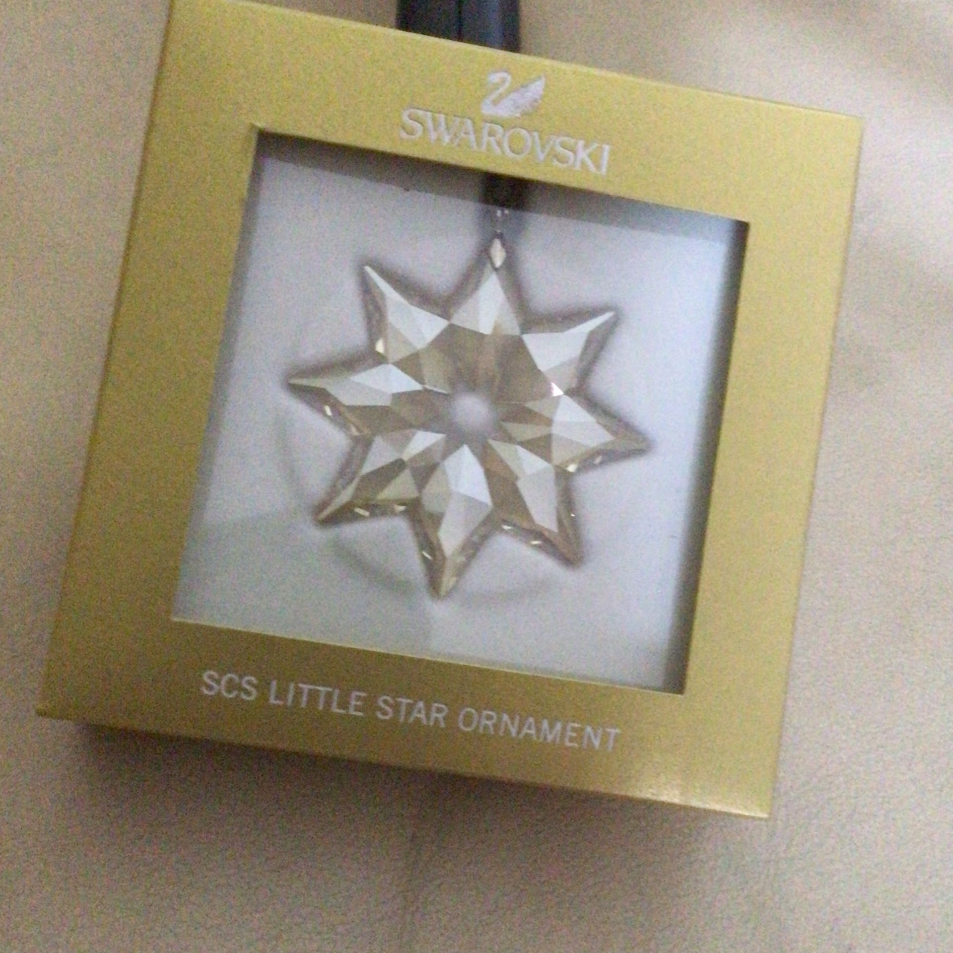 Swarovski Little Star SCS Edition Ornament still in the box with certificate of authenticity (COA)