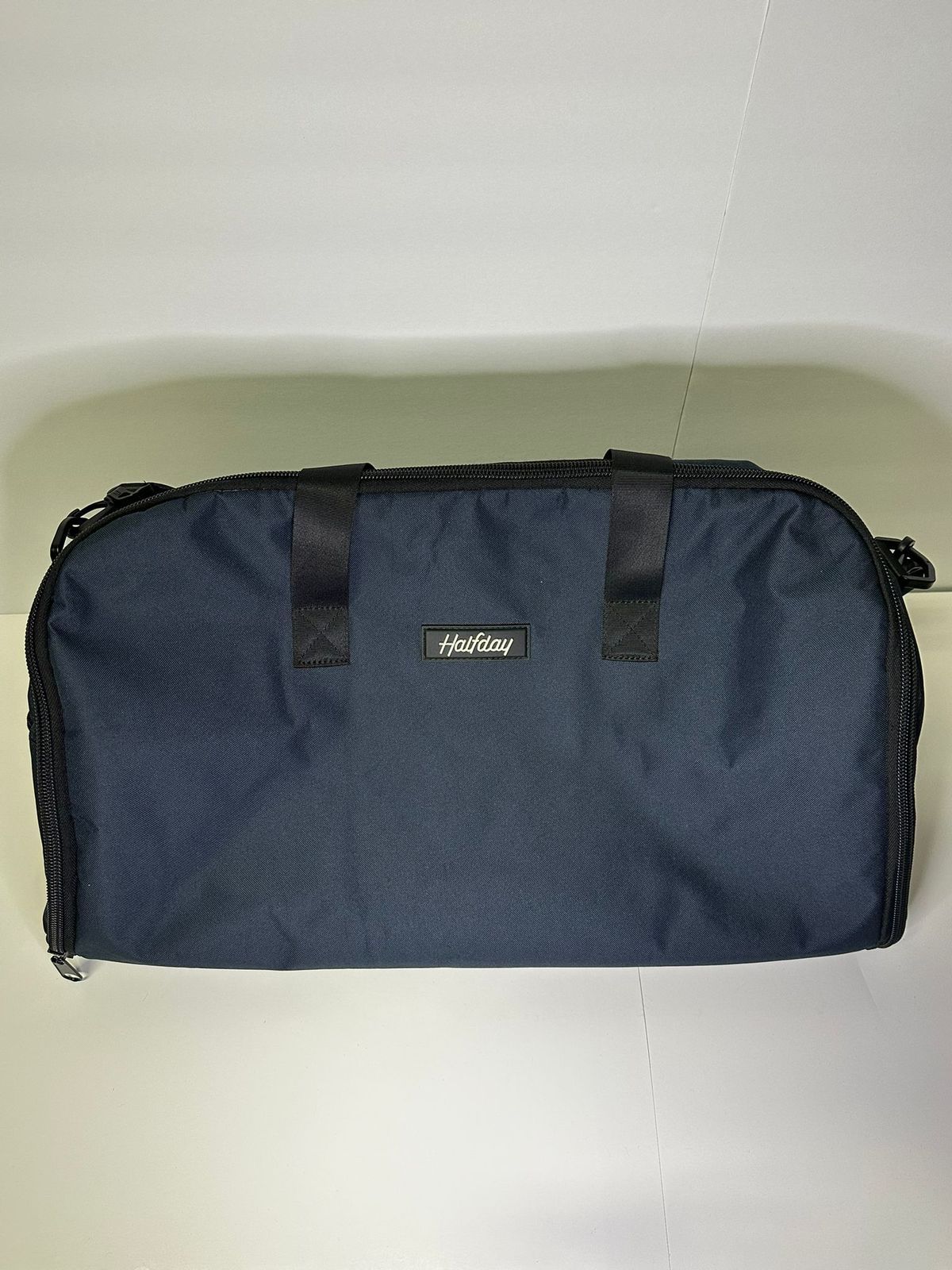 Halfday The Garment Duffel Travel Bag Navy Blue Vacation Business Large