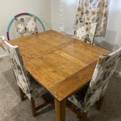 Free Solid White Oak Table.