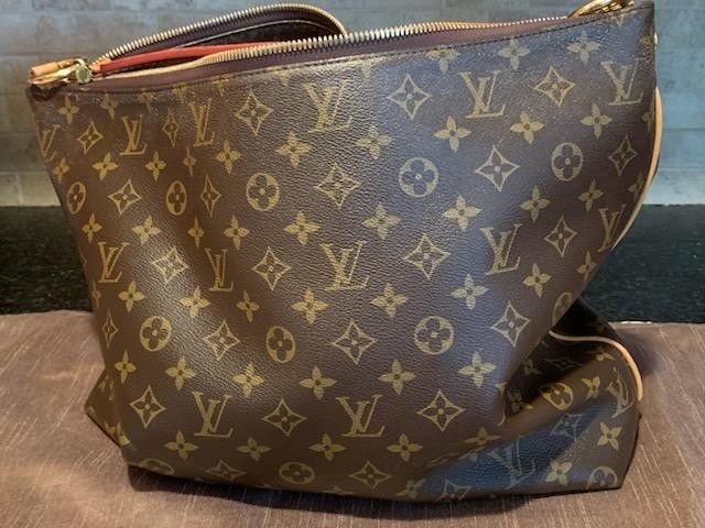 REAL Louis Vuitton Sully MM Shoulder Bag In Excellent Condition