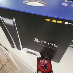 PlayStation 5 + Spider-man 2 PS5 Game