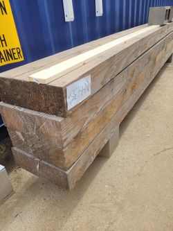 WOOD BEAMS 14L. X 5 W.X 15H.