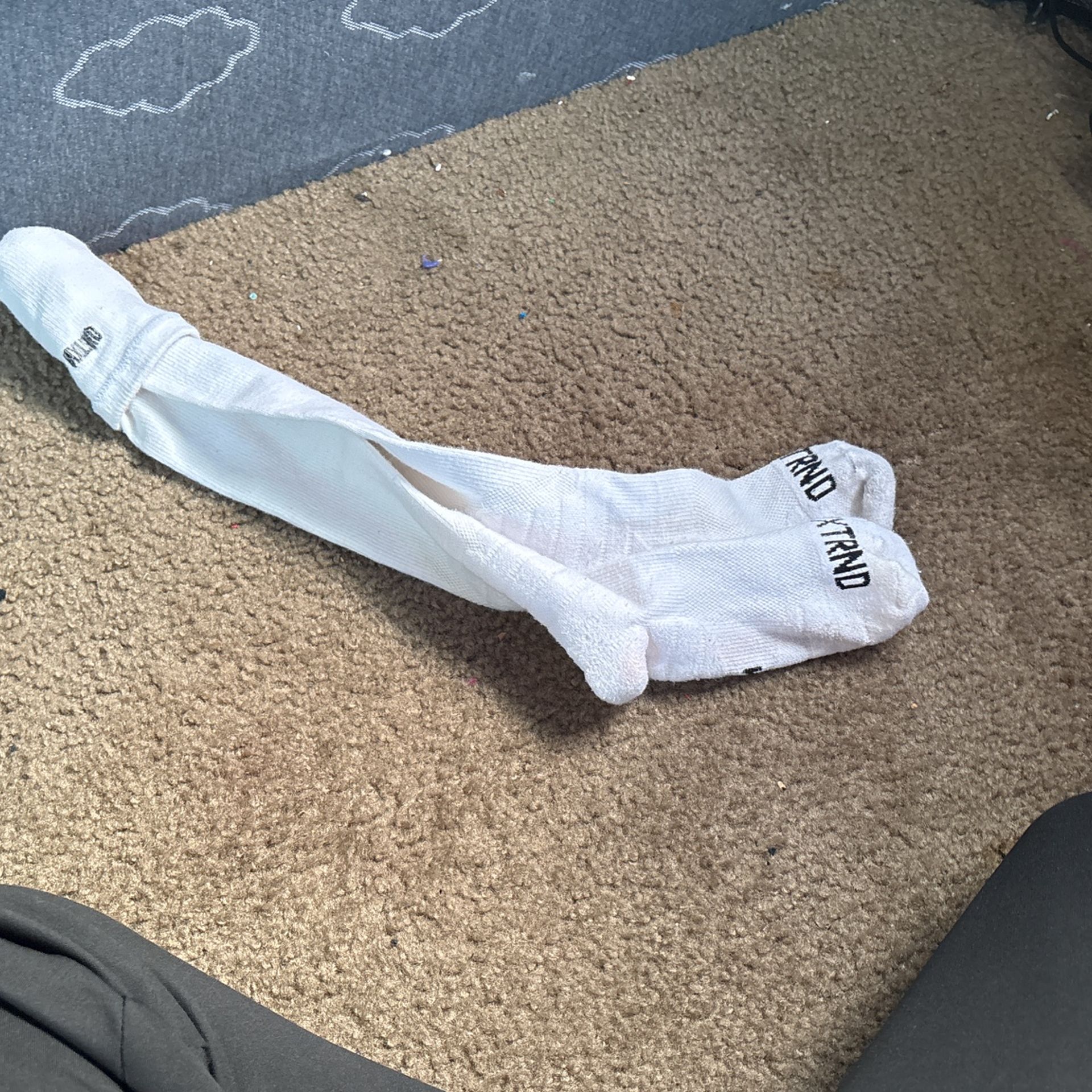 NXTRND  White Nike Football Socks 