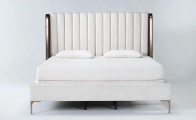 Drew + Jonathan Palladium Living Spaces Eastern King Bed and Nightstands Bedroom Set