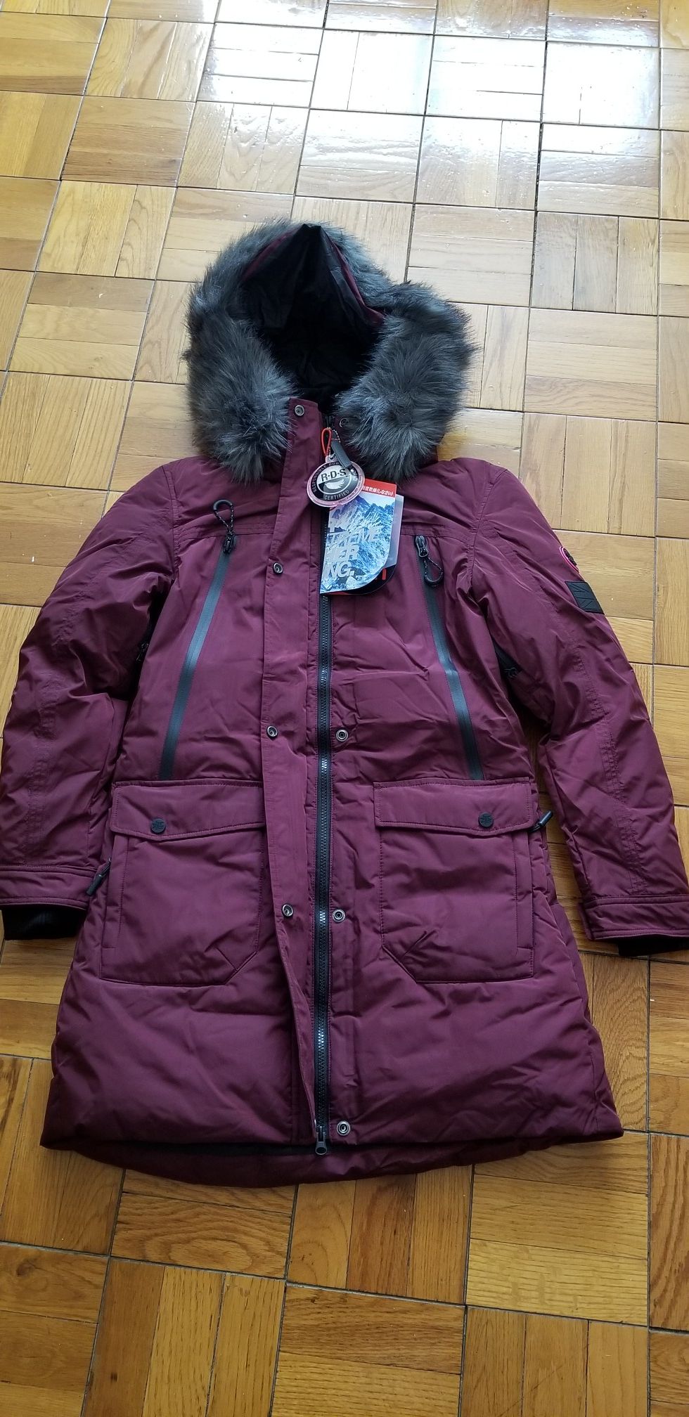 Superdry down parka jacket(brand new)