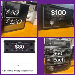 Car Stereos And Sub Box 