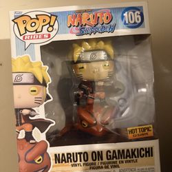 Naruto on gamakichi naruto 106 funko pop new