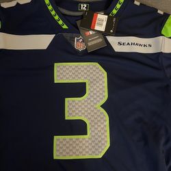 NFL Seahawks Wilson jersey, Mens L