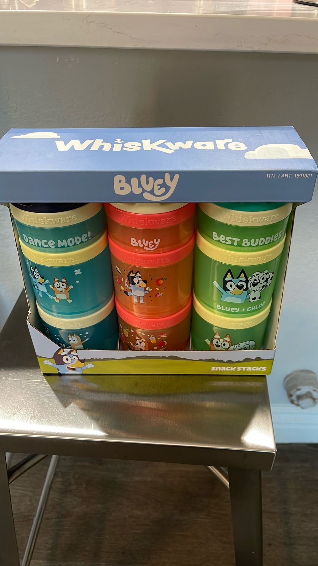 Whiskware Bluey Snack Containers 