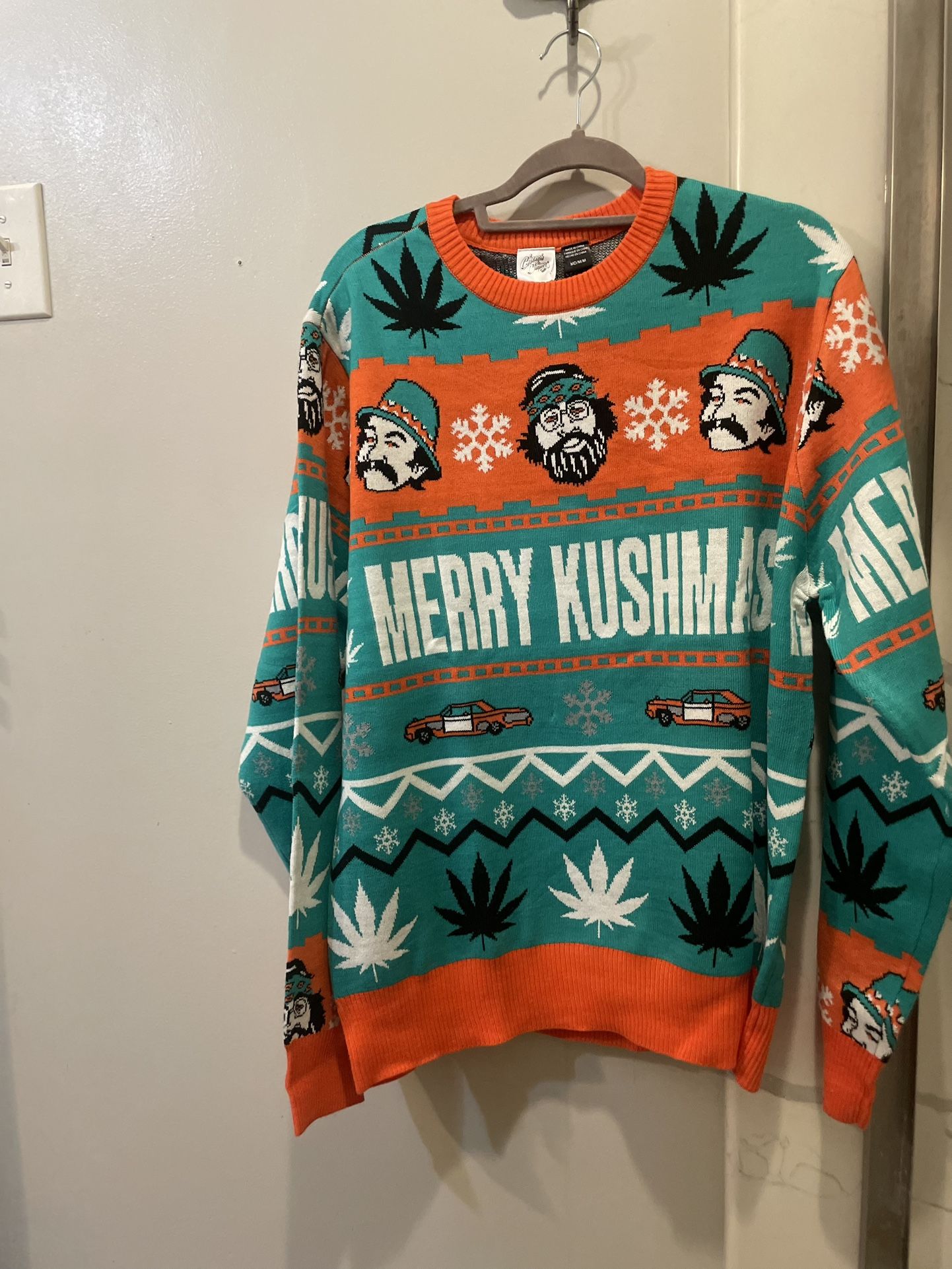 Cheesy And Chong Merry Kushmas Sweater
